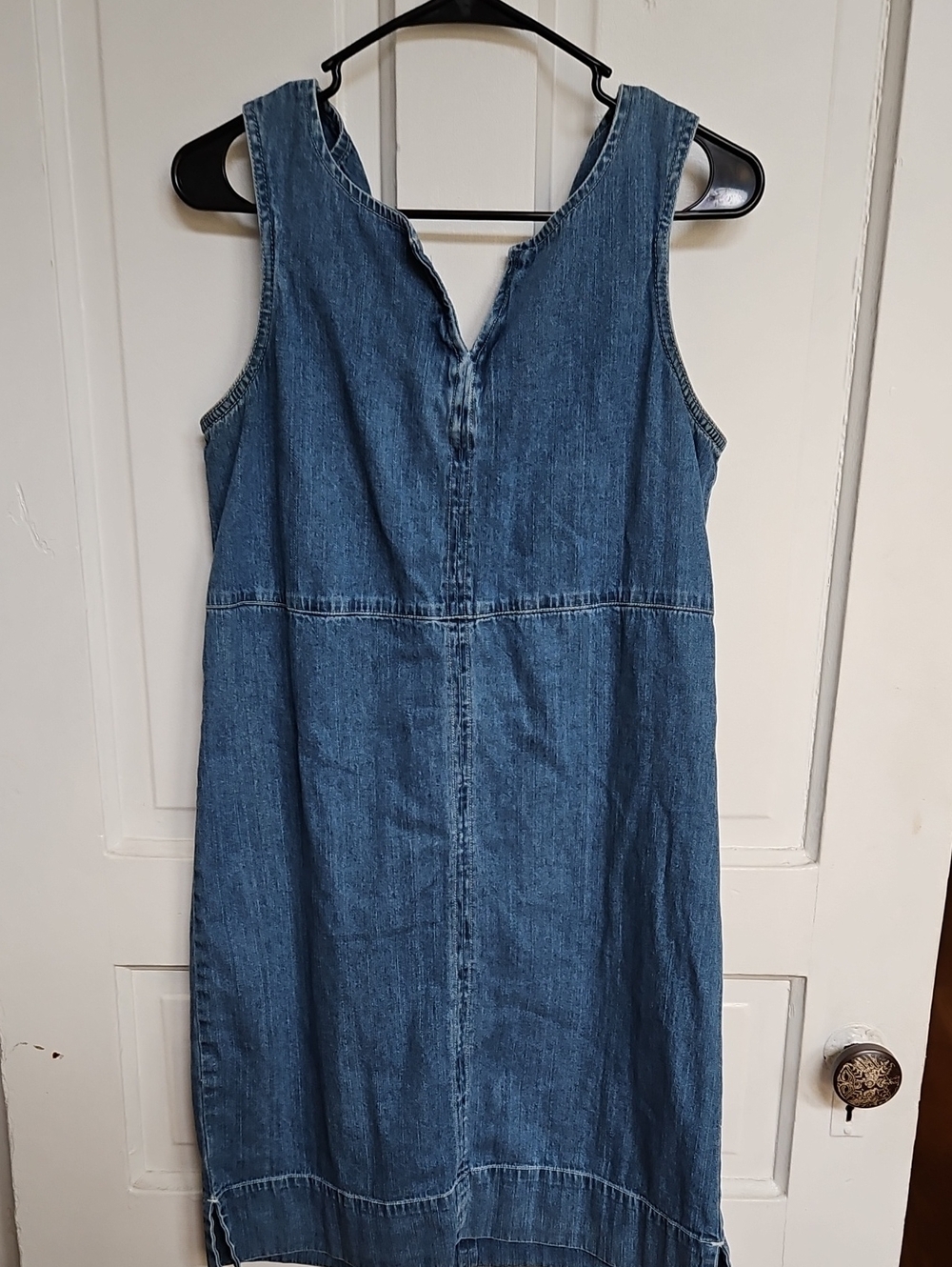 Faded Glory Blue Sleeveless Denim Dress